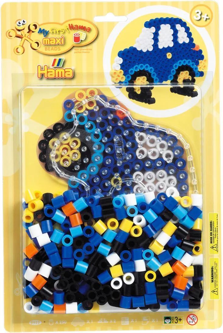 Malte Haaning Plastic A/S HAMA Maxi Perlen Blister Auto 250 Stück