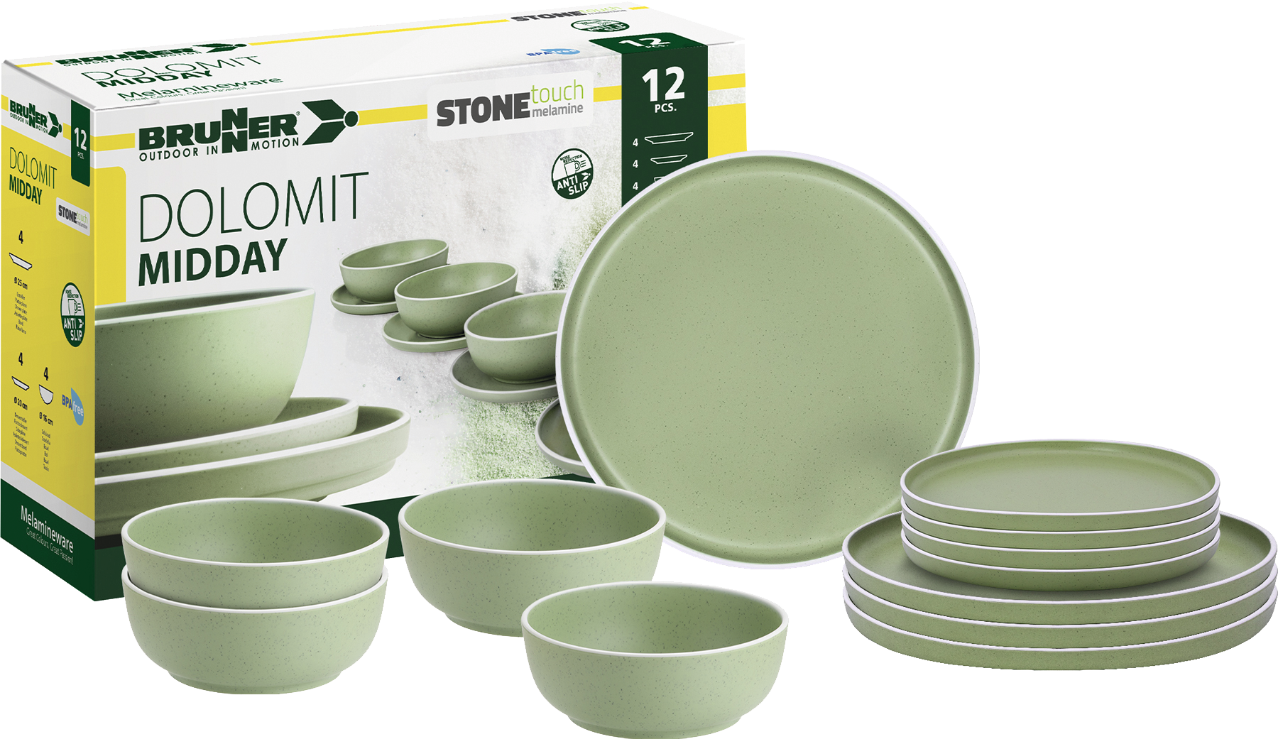 Brunner Midday DOLOMIT GREEN