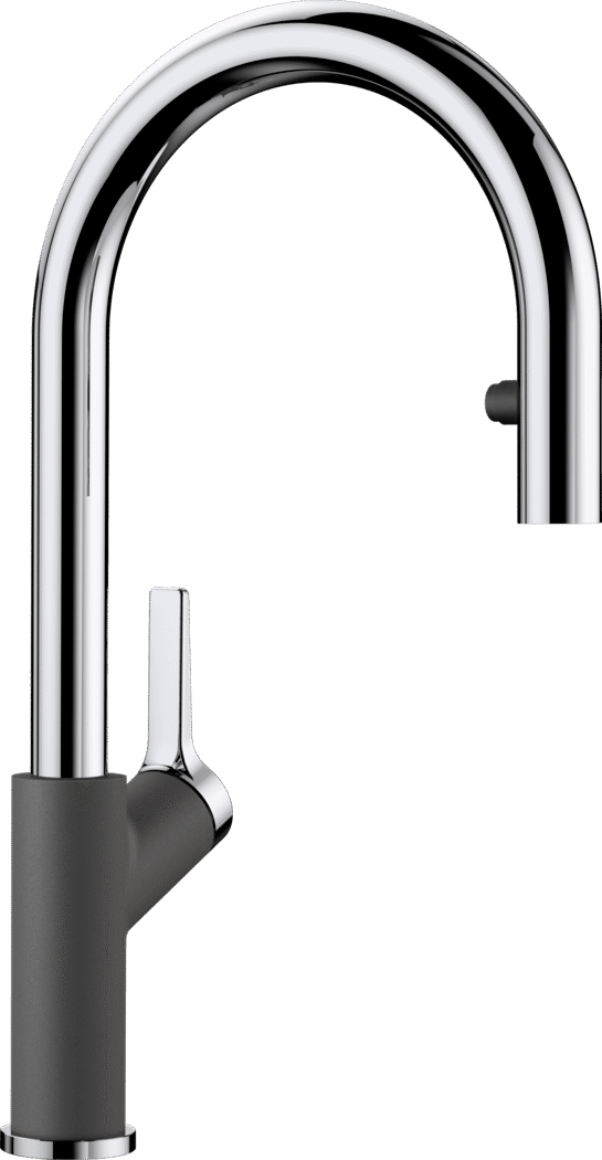 Blanco Carena-S Vario Silgranit felsgrau/chrom