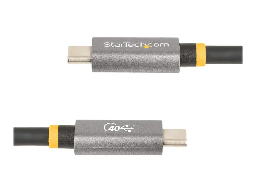 StarTech.com 1 m USB4 Kabel, USB-IF zertifiziertes USB C Kabel, 40Gbit/s - USB-Kabel - 24 pin USB-C (M)