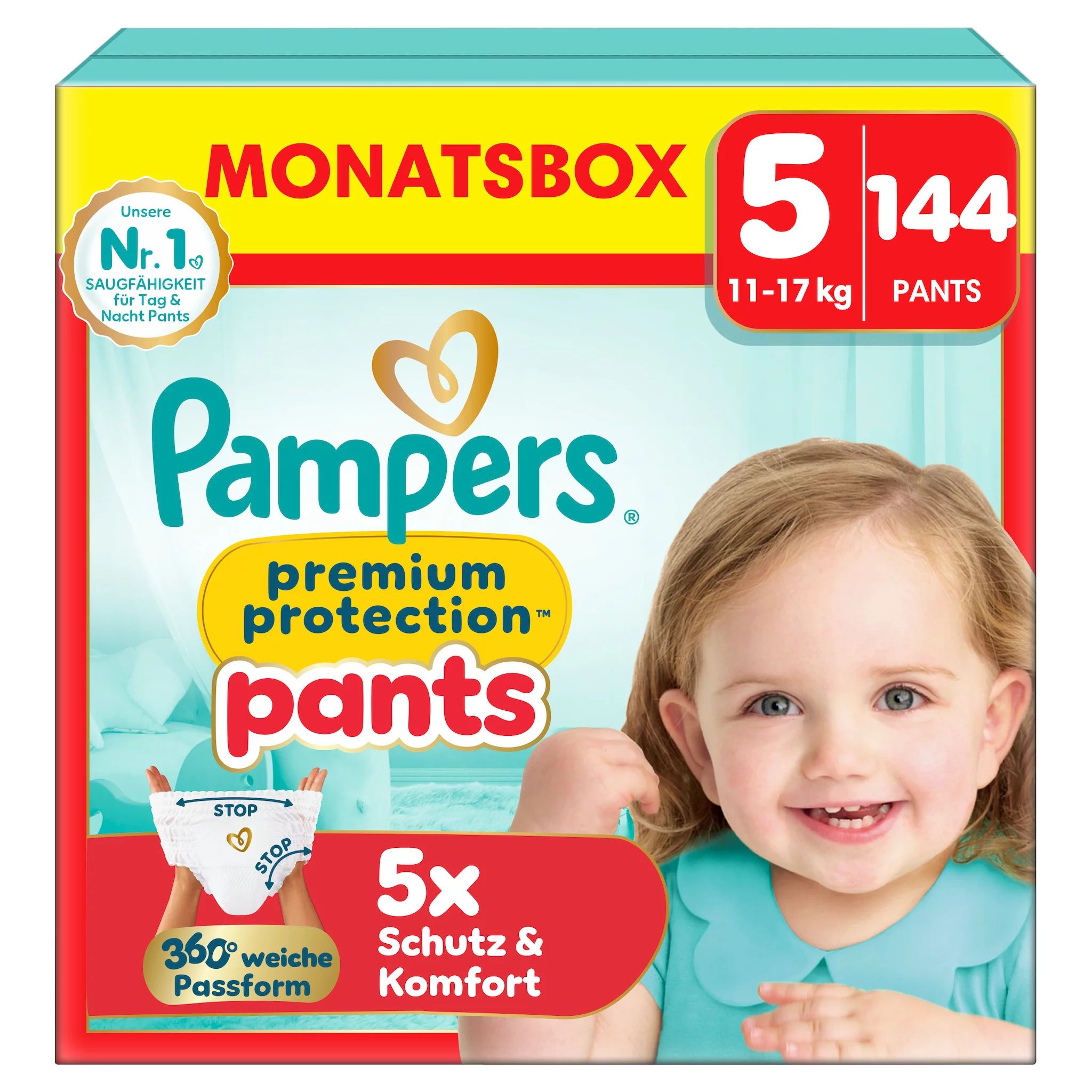 Pampers Premium Protection Pants Gr.5 Junior 12-17kg 