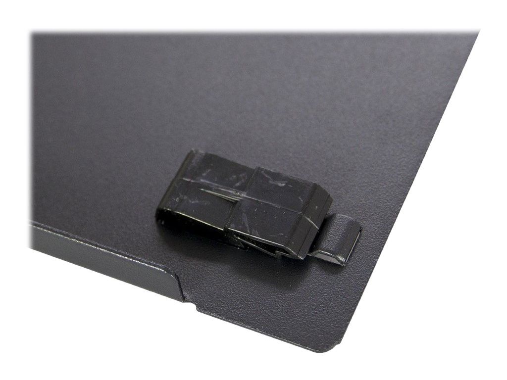 Inter-Tech Blindplatte - Schwarz, RAL 9005 - 2U - 48.3 cm (19")