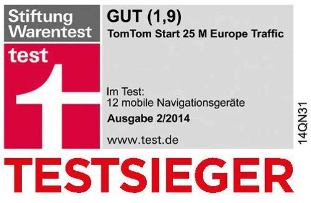 TomTom Start 25 M Europe inkl. FREE Lifetime Maps 