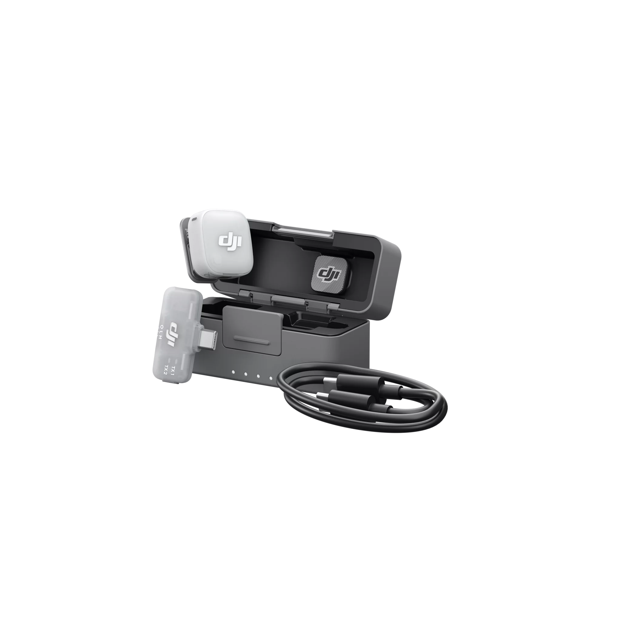 DJI Mic Mini 2 (1 Sender + 1 Mobile Empfänger + Ladeschale)