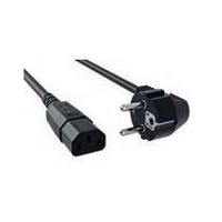 Bachmann H05VV-F 3G 1.50 mm² - Stromkabel - CEE 7/7 rechtwinklig bis IEC 60320 C13
