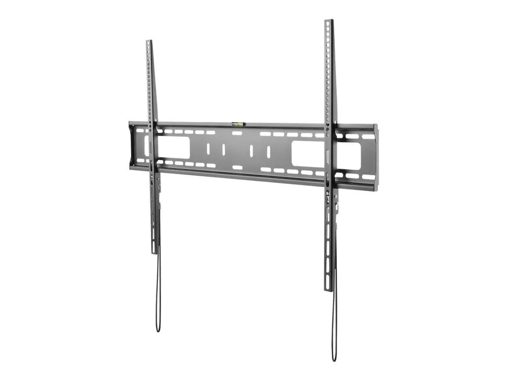 StarTech.com TV Wandhalterung für Flachbildfernseher - für 60 bis 100 Zoll Monitore - VESA Norm - Stahl - belastbar - flach - Klammer - für TV - Kunststoff, Stahl - Schwarz - Bildschirmgröße: 152.4-254 cm (60"-100")
