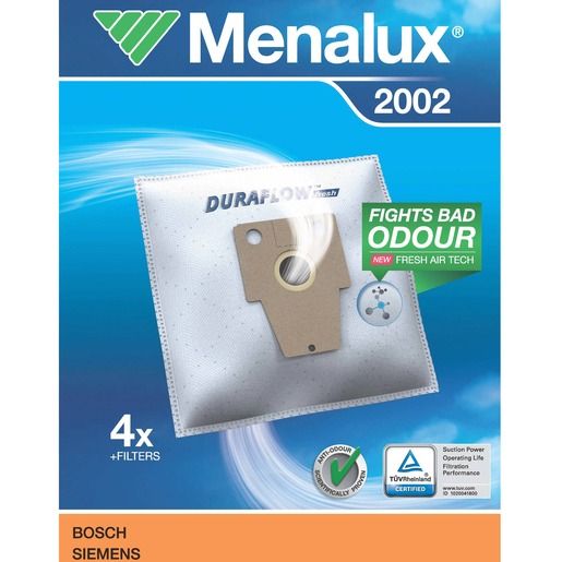 Menalux STAUBBEUTEL 4STK+1MOTO/+1MICRO / MENALU 2002 F.BOSCH/SIEMENS 900196143