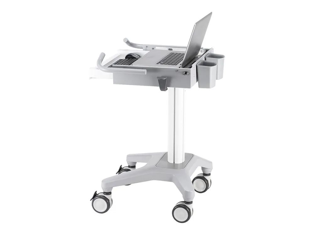 Neomounts MED-M200 - Wagen - für Notebook/Tastatur/Maus - medizinisch - weiß - Bildschirmgröße: 25.4-43.2 cm (10"-17")
