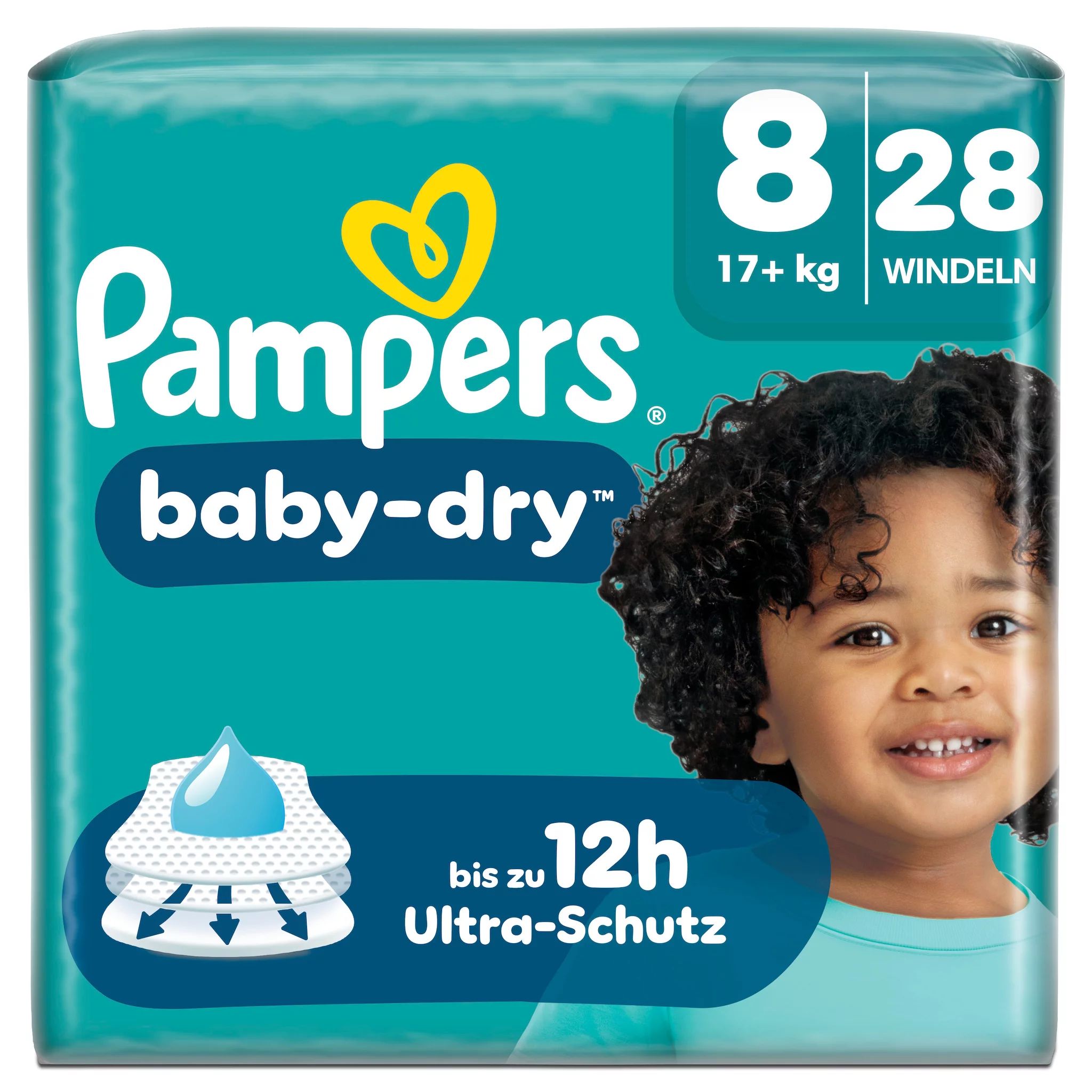 Pampers Baby Dry Gr.8 Extra Large 17+kg 