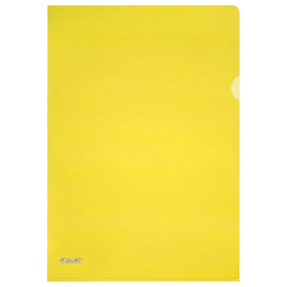 herlitz Aktenhülle, A4, Pyramide gelb, 10er Packung