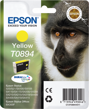 Epson Tinte T0894 Monkey, Single, yellow
