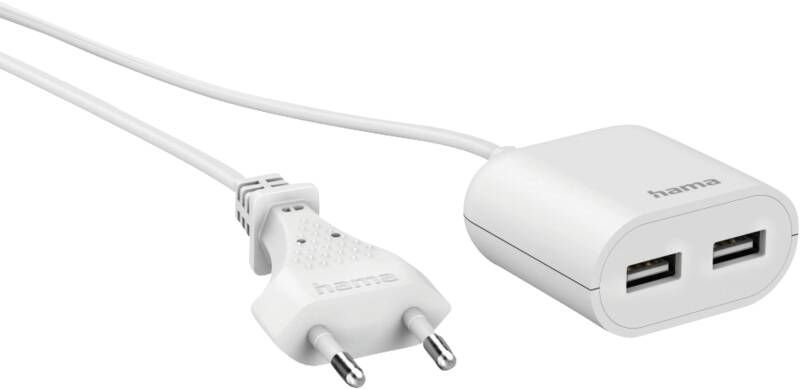 Hama Netzteil 223203 USB-A NETZTEIL M.KABEL/2F/12W