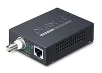 Planet 1-Port 10/100TX Ethernet over - Netzwerksender & -empfänger - 2000 m - Schwarz - Metall - FCC Part 15 Class A - CE - 0 - 50 °C