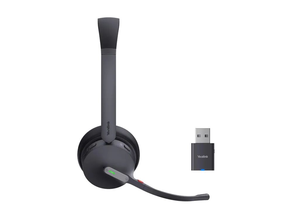 Yealink WH64 Hybrid Dual - Headset - On-Ear - DECT / Bluetooth