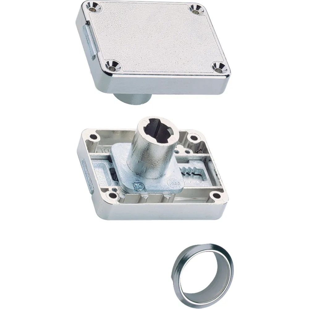 HETTICH PRESTIGE 2000 Zylinder-Kastenschloss Z23 variabel, ø18, vernickelt