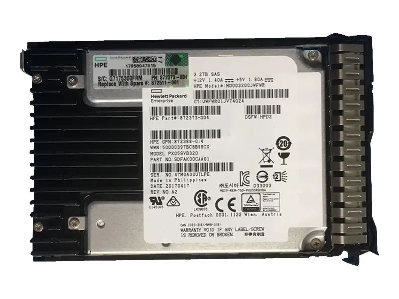 HPE Mixed Use - SSD - 3.2 TB - Hot-Swap - 2.5" SFF (6.4 cm SFF)