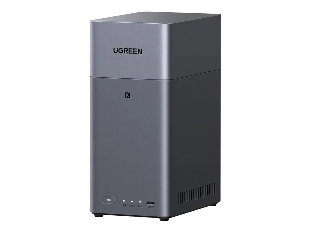 Ugreen DH2300 2-bay NAS ARM A72+A53 Diskless EU+ HDMI Cable - Storage Server - NAS