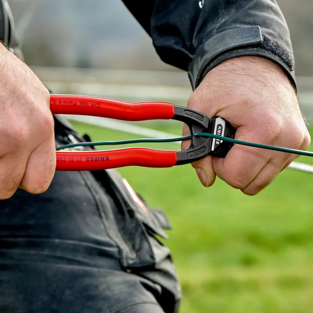 KNIPEX CoBolt® XL Kompakt-Bolzenschneider mit Kunststoff überzogen schwarz atramentiert 250 mm