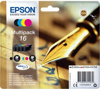 | Epson 16 Tinte EasyMail 656598750 Multipack