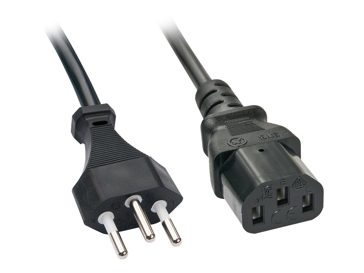 Lindy Stromkabel - power IEC 60320 C13 zu Schweiz, 3-polig (M)
