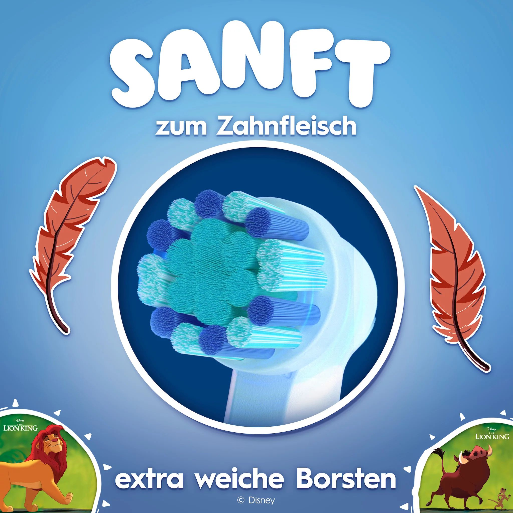 Oral-B Aufsteckbürsten König der Löwen 16er FFS