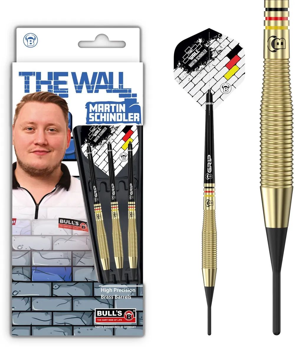 Embassy Sporthandel GmbH BULL'S M.Schind. Natu.Brass Softdart 18g