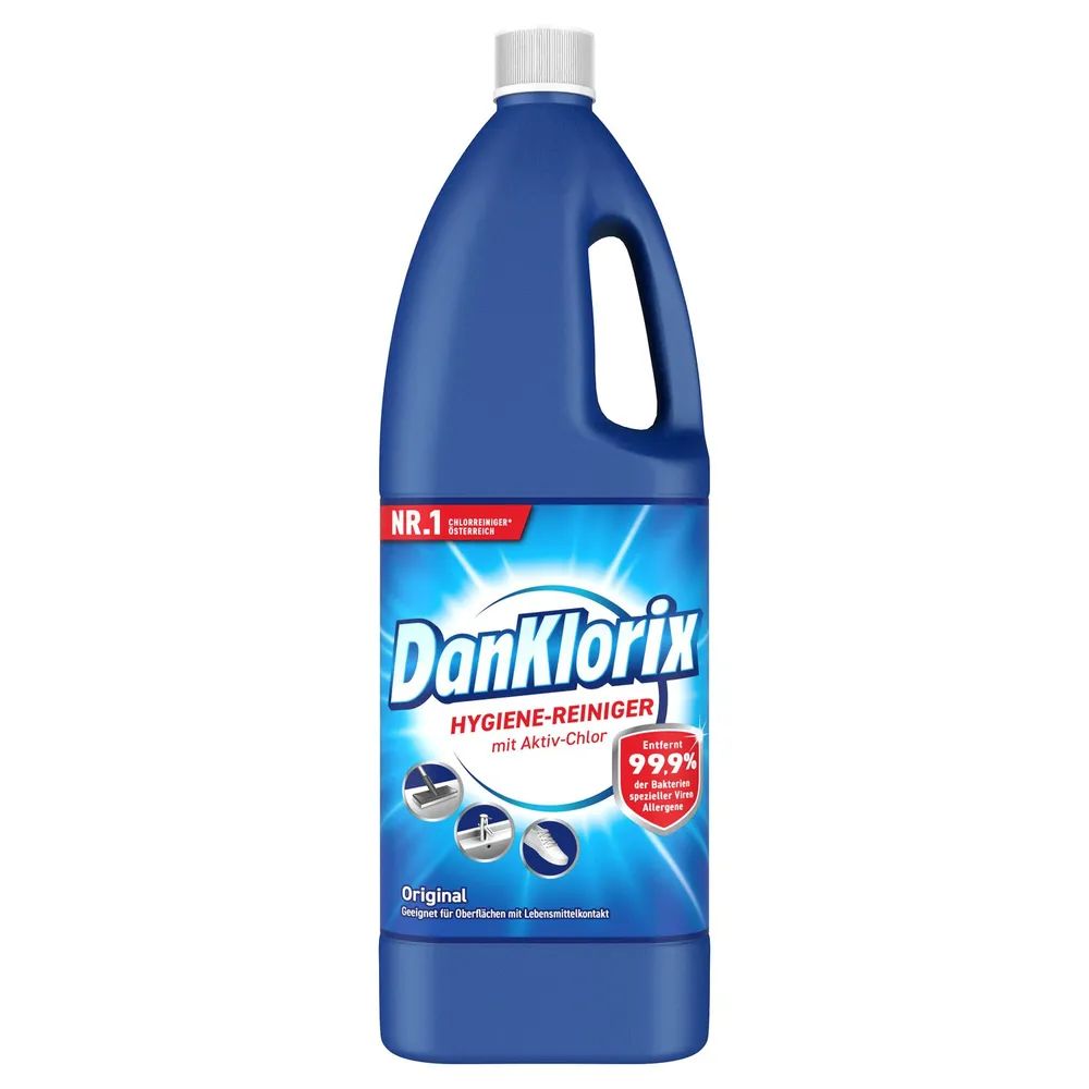 DanKlorix Hygiene-Reiniger mit Chlor, 1,5 L