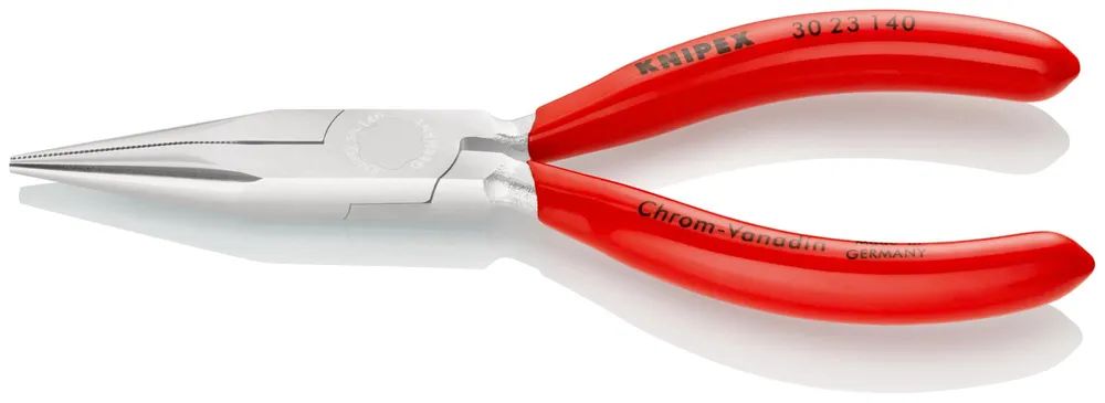 KNIPEX Langbeckzange mit Kunststoff überzogen verchromt 140 mm