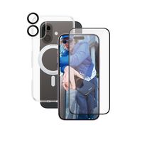 PanzerGlass CARE Feature 3-in-1 Ceramic iPhone 16 Plus