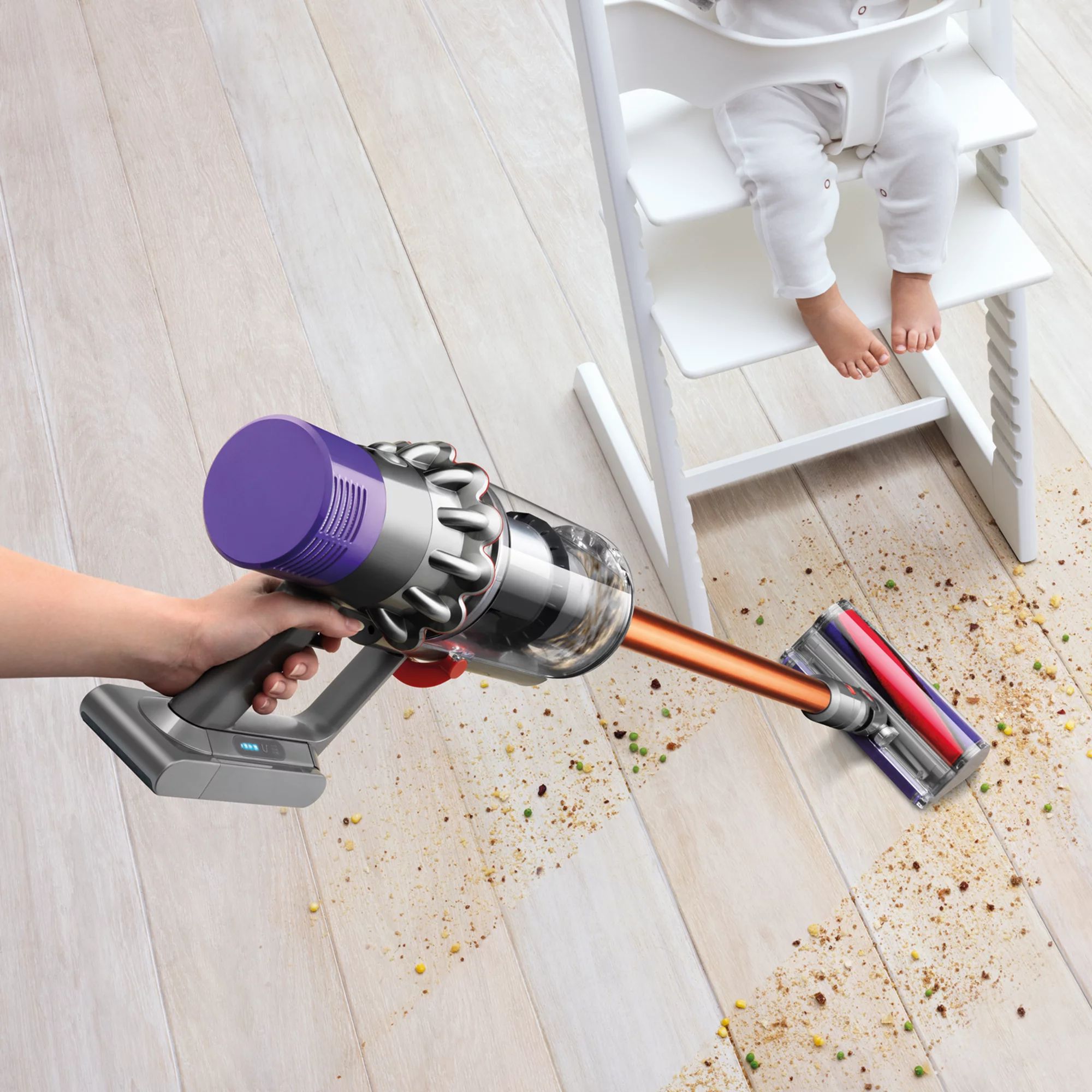Dyson Cyclone V10 Absolute, Nickel/Kufper