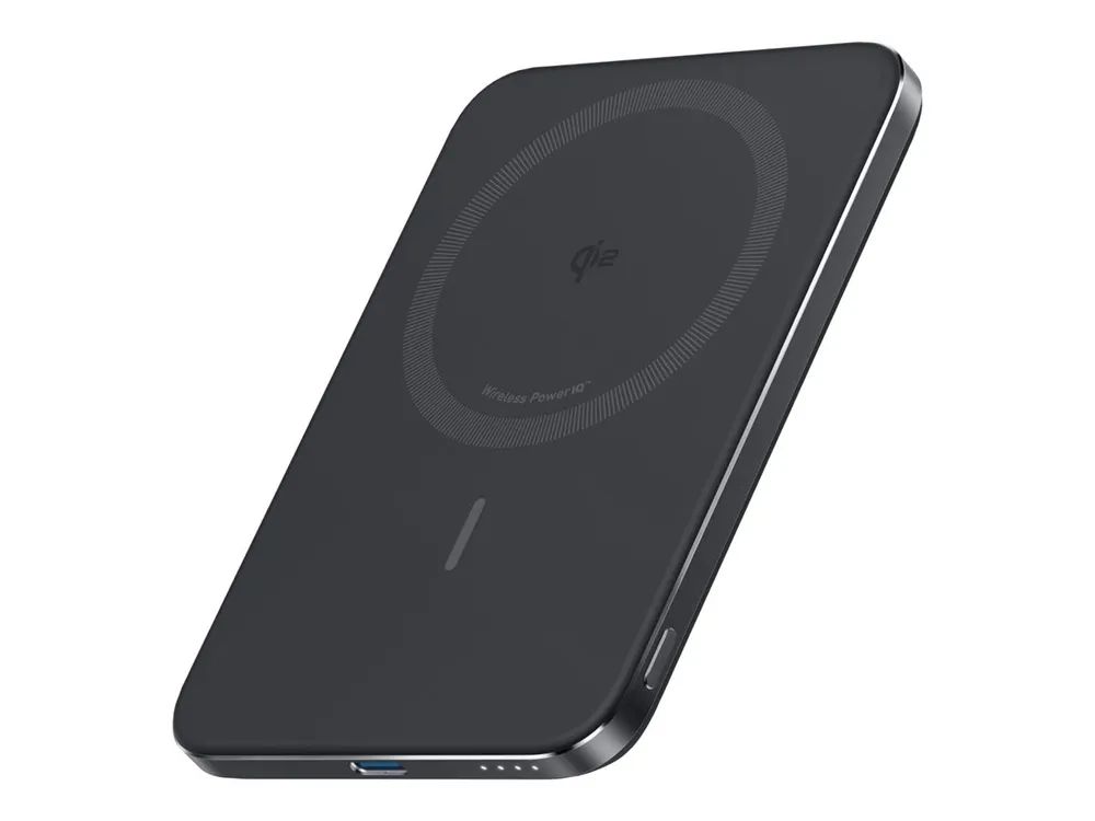 Anker Innovations Anker MagGo - Induktive Power Bank - 5000 mAh - 20 Watt - 3 A (24 pin USB-C, kabelloses Laden)