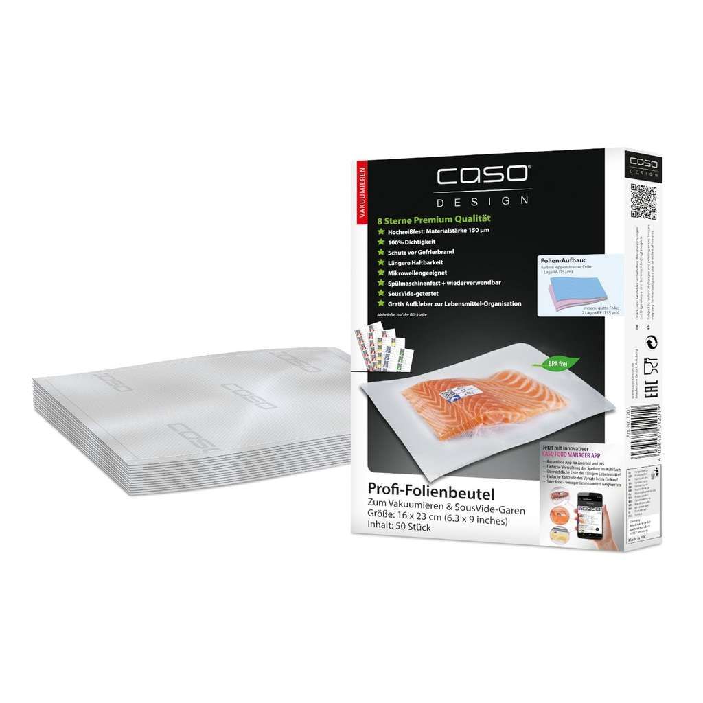 Caso Folienbeutel 16x23cm, 50St.