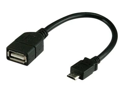 Techly USB-Adapter - USB (W) zu Micro-USB Typ B (M)