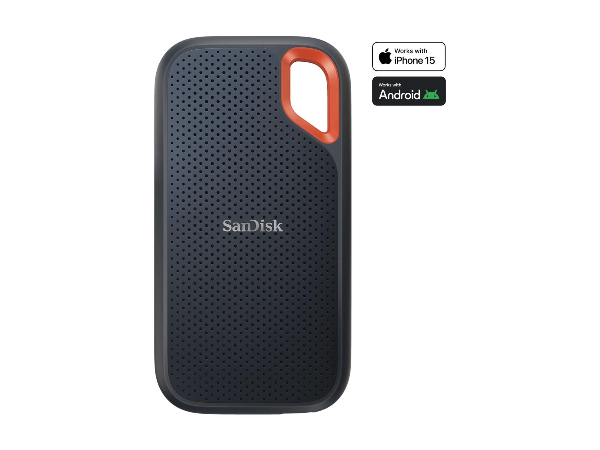 SanDisk Extreme - SSD - 8 TB - extern (tragbar) - USB 3.2 Gen 2 (USB-C Steckverbinder)