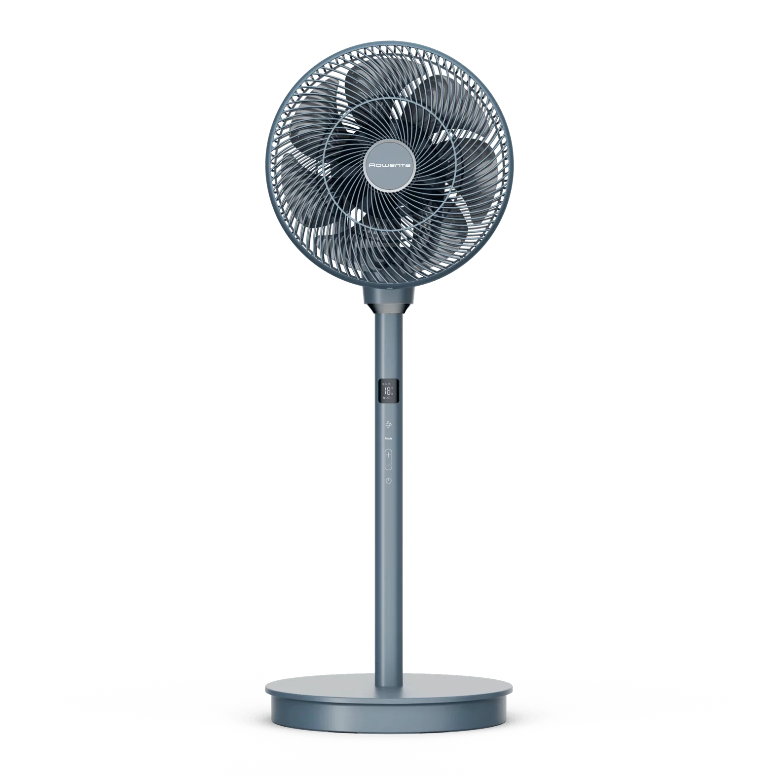 Rowenta QV5041 Standventilator Turbo Swift Silence - Blaugrau