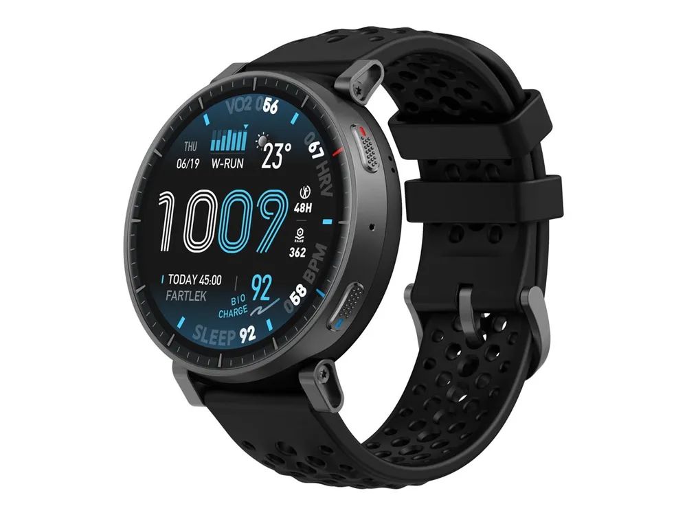 Amazfit Active Max - Polymer - intelligente Uhr mit Riemen - Silikon - Anzeige 3.8 cm (1.5")