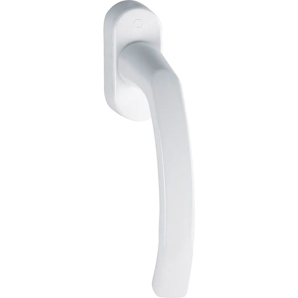 HOPPE Fenstergriff LIÈGE, Vierkant 7 x 37 mm, Alu weiß