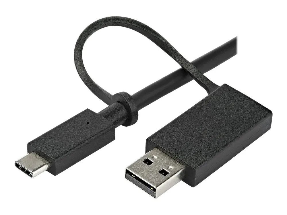 StarTech.com USB-A & USB-C Docking station - Hybrid Universal Laptop Dockingstation für zwei Monitoren 4K60Hz HDMI & DP - USB 3.1 Hub, GbE - 60W Power Delivery - Windows, Mac & Chrome (DK30C2DPPDUE)