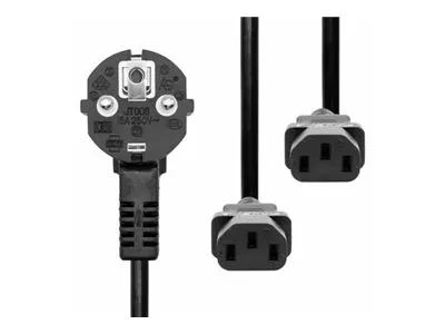 MicroConnect Netz-Splitter - power CEE 7/7 (M)