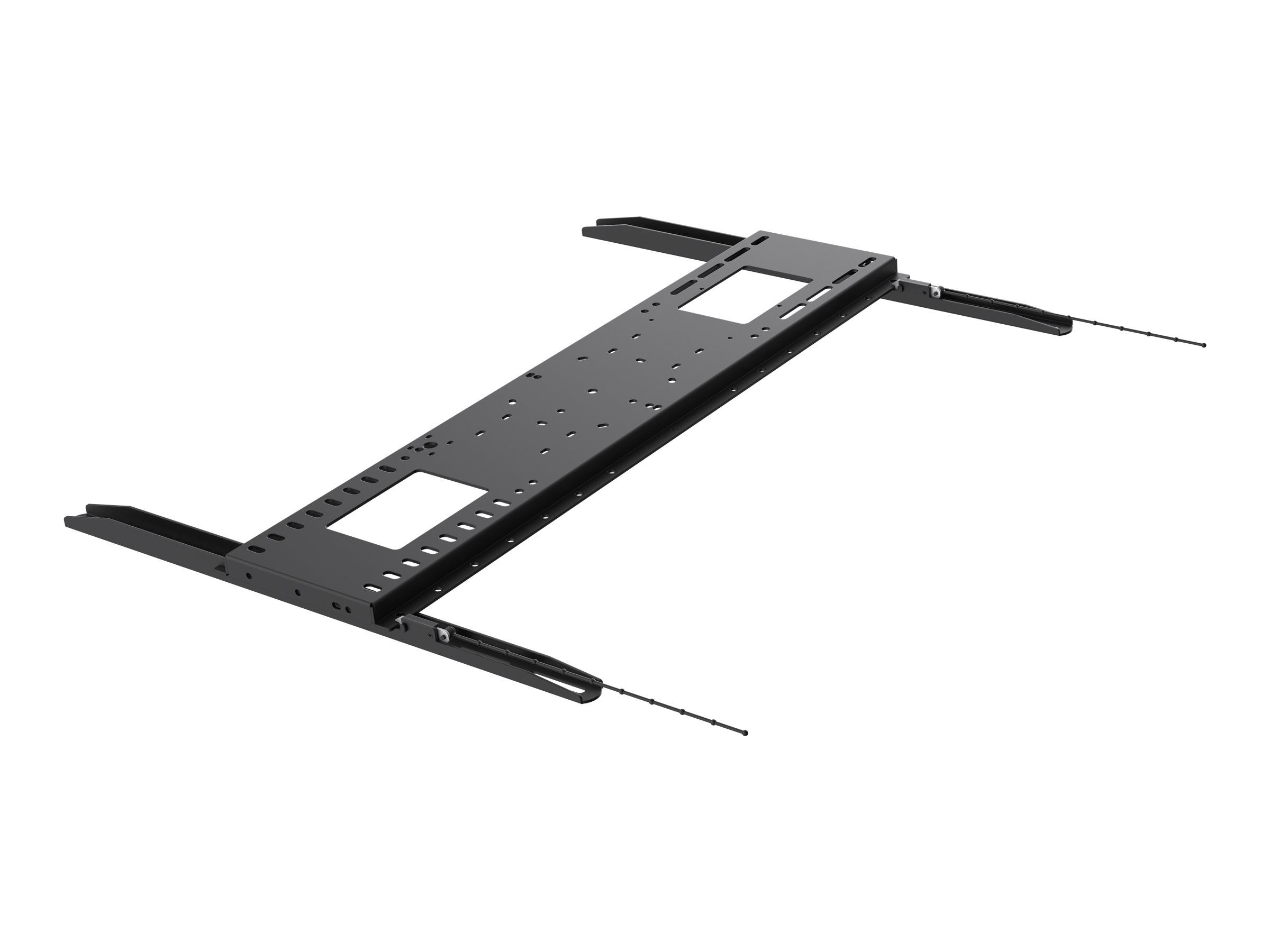 Vision VFM-W8X6 - Heavy Duty - Klammer - für Media Player / LCD-Display - kaltgewalzter Stahl - Schwarz - Bildschirmgröße: 140-213 cm (47"-90")