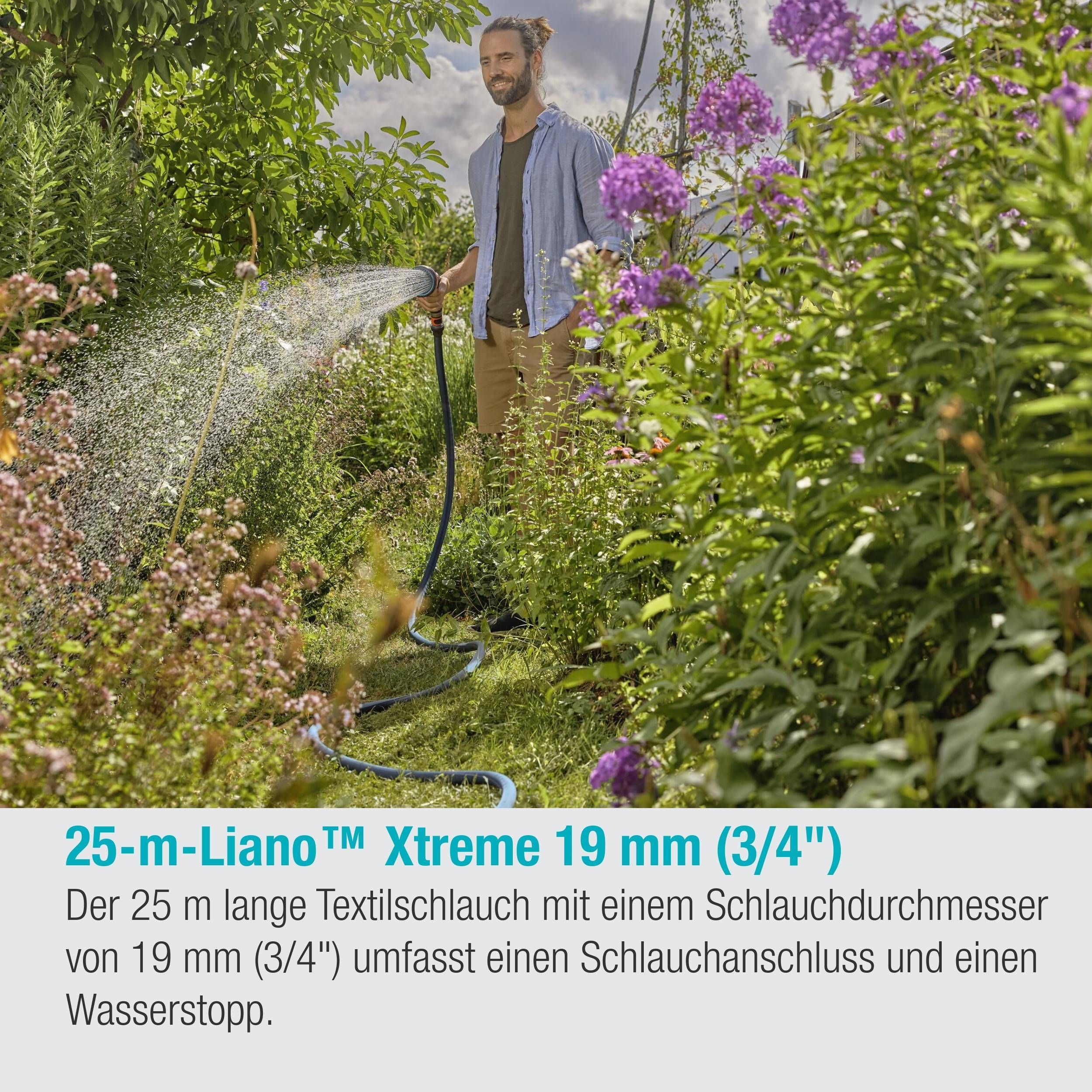 Gardena Liano™ Xtreme 3/4", 25 m Set