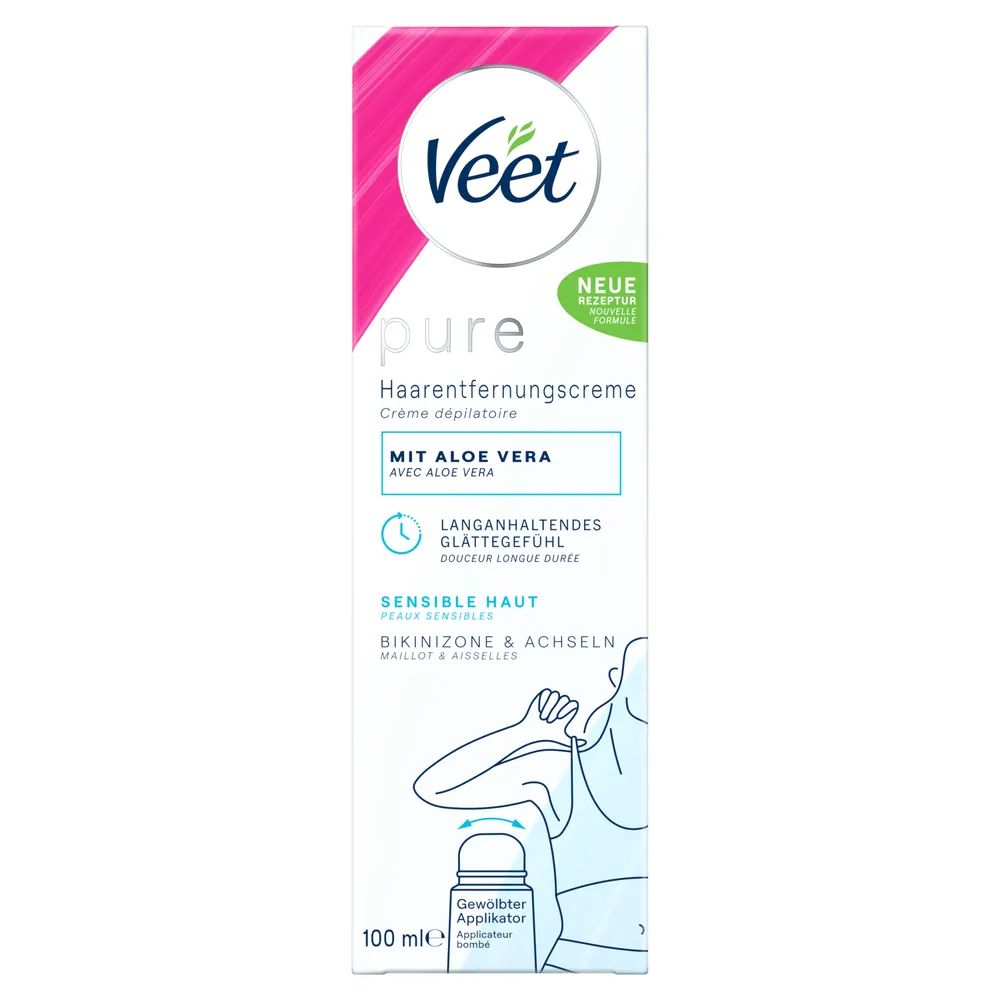 Veet Haarentfernungscreme Bikini&Achseln Sensitive 100ml