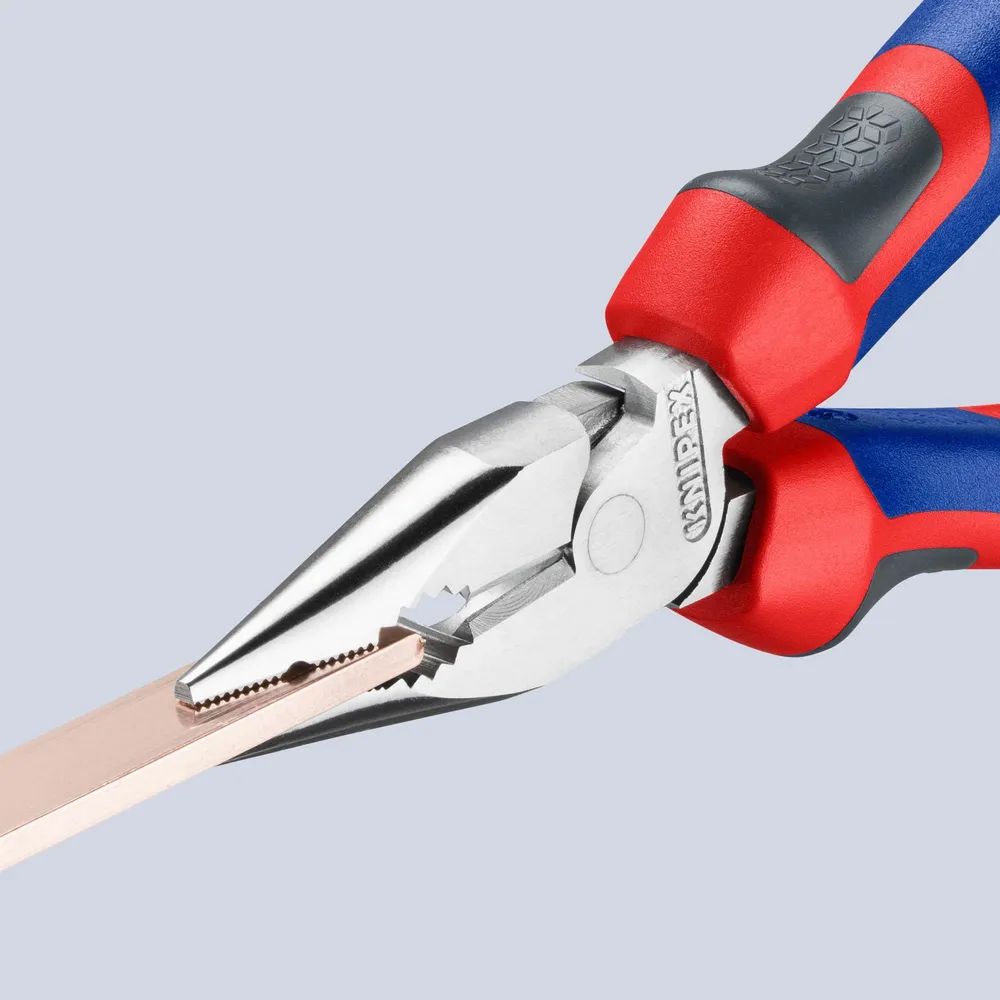 KNIPEX Spitz-Kombizange mit Comfort-Griffen verchromt 145 mm