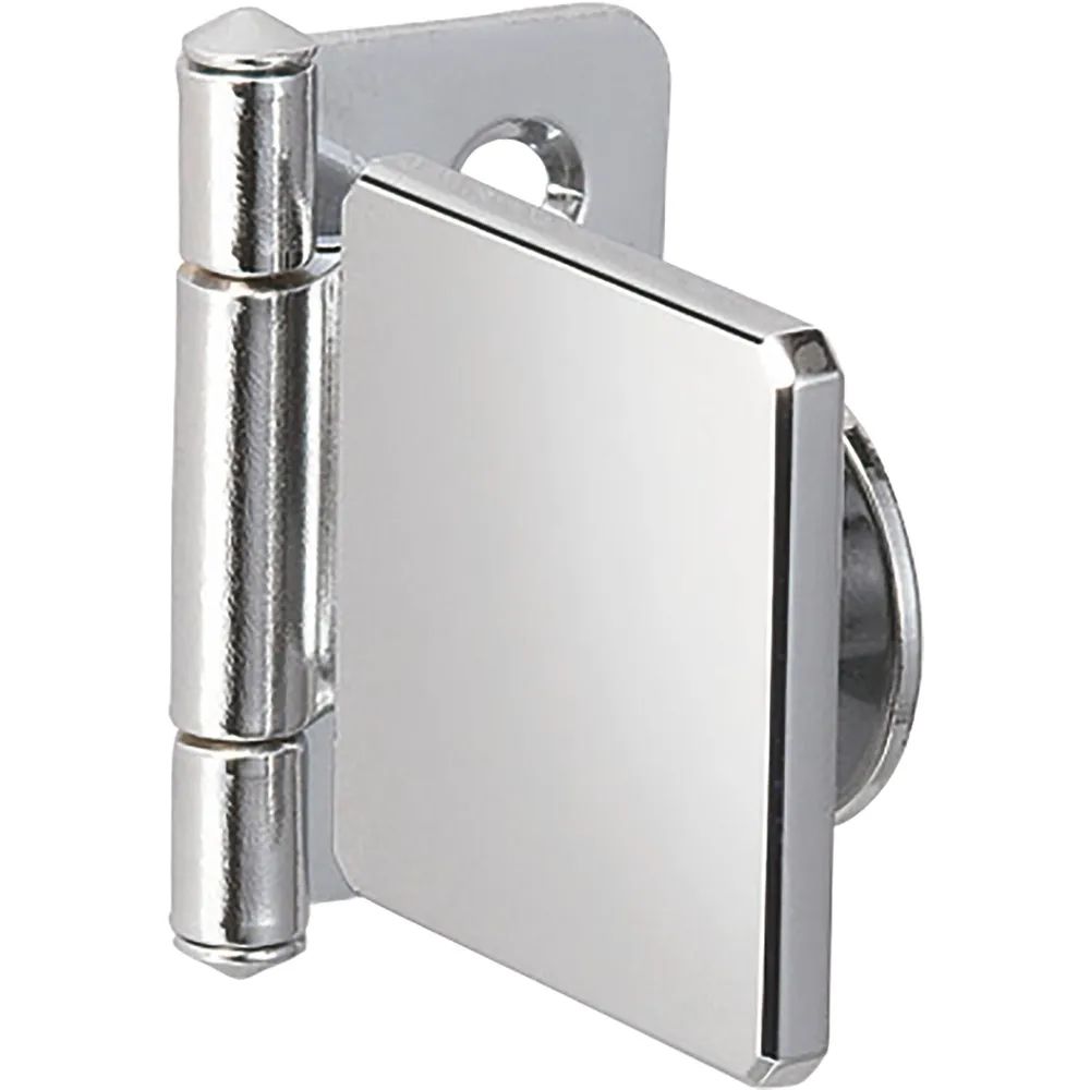 LAMP®Glastürscharnier GH34-0CR-K, Glas 4-6 mm; 36x38 mm, Stahl verchromt eckig