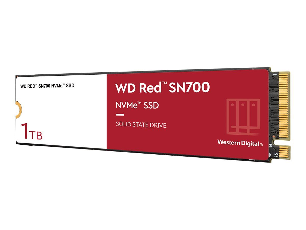 QNAP WD Red SN700 WDS100T1R0C - SSD - 1 TB - intern - M.2 2280 - PCIe 3.0 x4 (NVMe)