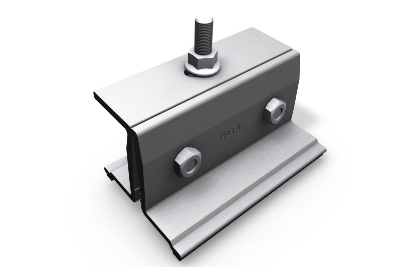 PREFA Solarhalter PREFALZ vario, ohne Kreuzverbinder