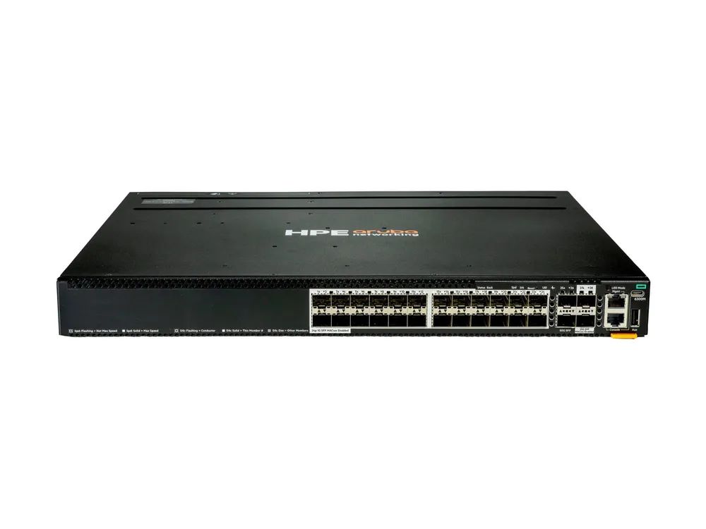 HPE Aruba Networking CX 6300M 24p SFP 1G 2p SFP56 50G 2p SFP28 25G MACsec Switch - Switch - L3 - managed - 24 x Gigabit SFP + 2 x 10 Gigabit / 25 Gigabit SFP + 2 x 10 Gigabit / 25 Gigabit / 50 Gigabit SFP (Uplink / Stacking)