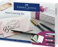 FABER-CASTELL Handlettering - Koralle - Cyan - Grün - Metallic black - Gelb - Mehrfarbig - Tinte auf Pigmentbasis - 12 Stück(e)