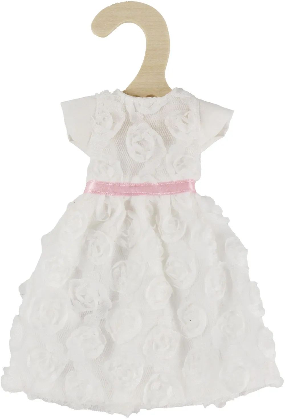 Heless GmbH  Weißes Traumkleid mit Rosenmuster Gr 29