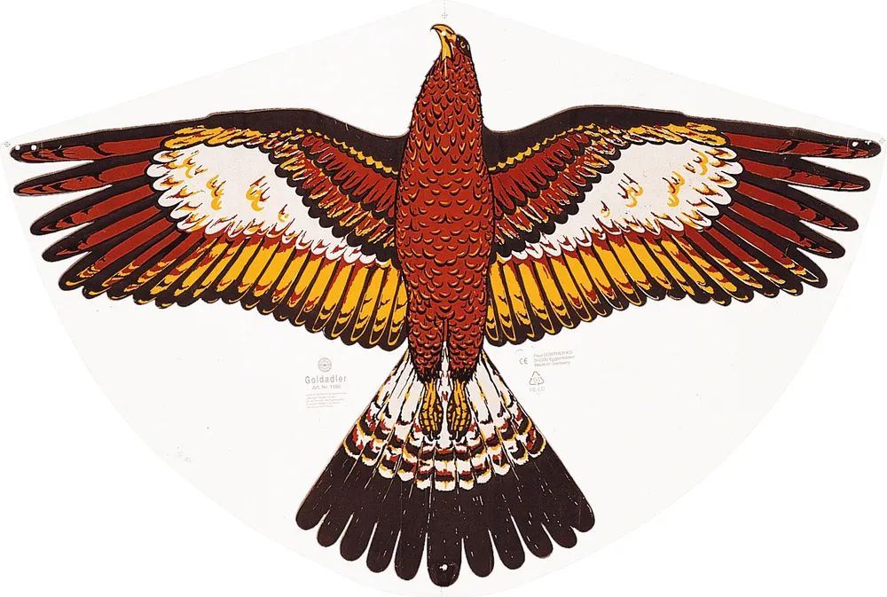 PBS Deutschland Süd GmbH & Co.KG Drachen Goldadler, 92x62cm GÜNTHER